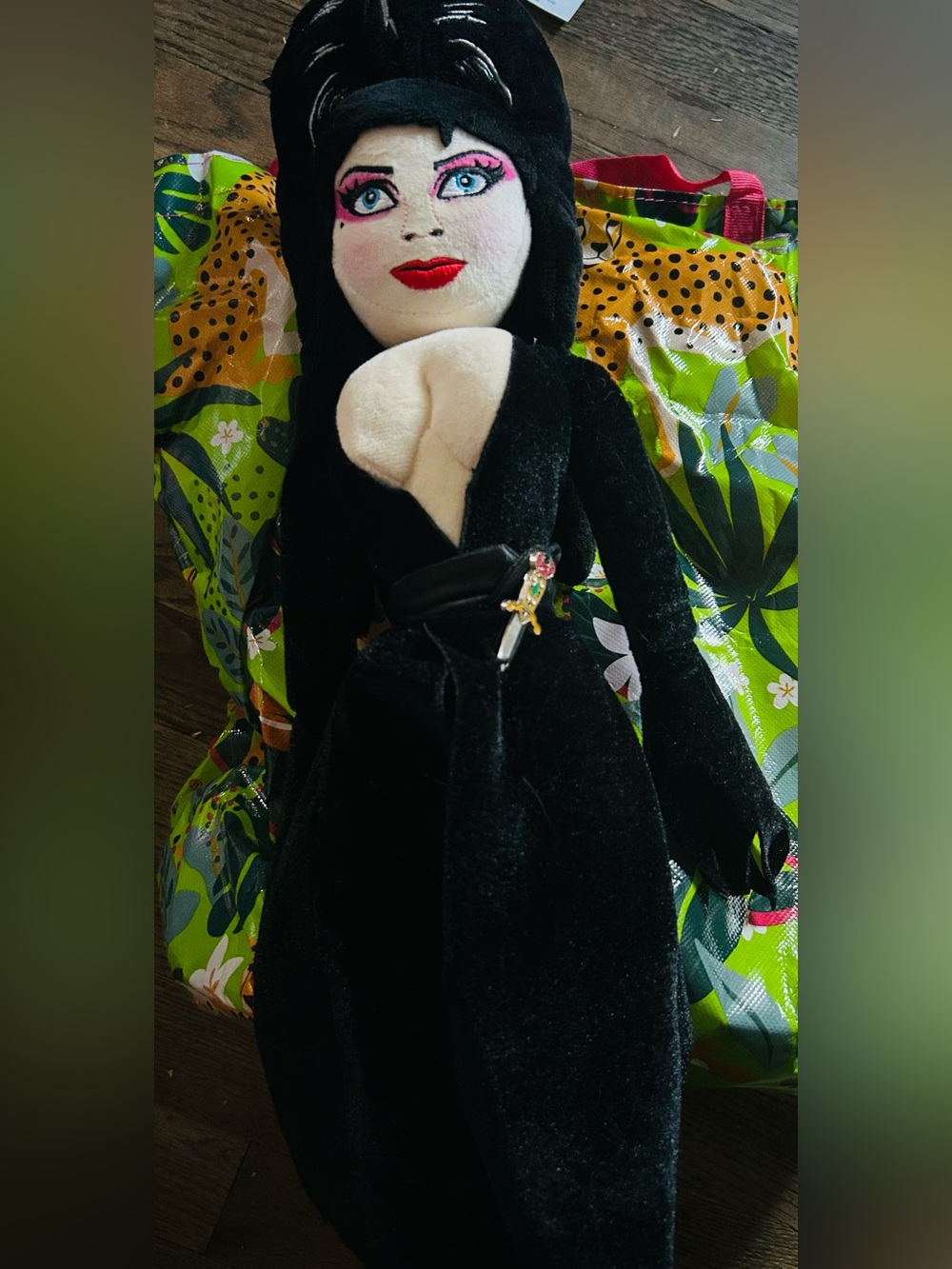 Elvira Plush Doll - Picture 2 of 4